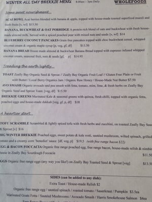 Menu photo 1 Surfcoast Wholefoods Torquay, VIC Menu photo 1 Surfcoast Wholefoods Torquay, VIC