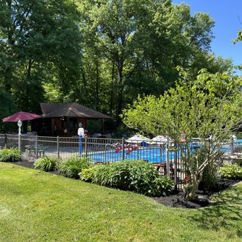 Dewhurst Landscaping & Lawncare - a pool surrounded by trees - Lawn Services Near Me Dewhurst Landscaping & Lawncare - a pool surrounded by trees - Lawn Services Near Me