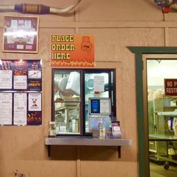Walk on up and order. Walk on up and order.