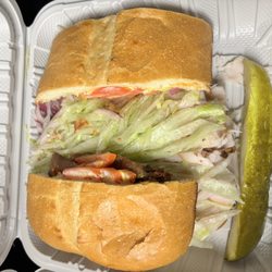 Bravo Cafe & Yogurt - My go to sandwich is the club with no ham & on a roll. It's enough food for 2 to 3 meals!