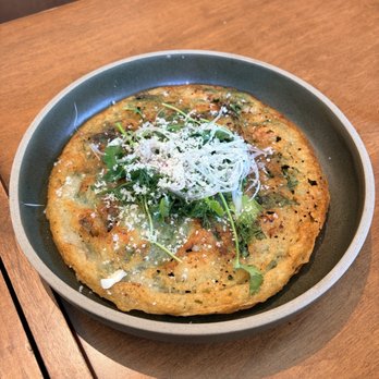 NUI - seafood pancake - Korean Near Me - Vancouver, British Columbia NUI - seafood pancake - Korean Near Me - Vancouver, British Columbia