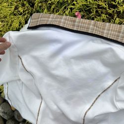 K-2 Cleaners - Cream colored shirt that they somehow bleached white around the collar yet they told me they couldn't see what I was talking about.