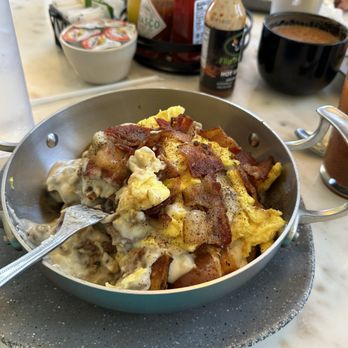 Flip ’N Jacks - Biscuits and gravy, scrambled eggs, sausage and bacon - Breakfast & Brunch Near Me - Altoona, Iowa Flip ’N Jacks - Biscuits and gravy, scrambled eggs, sausage and bacon - Breakfast & Brunch Near Me - Altoona, Iowa