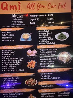 Menu photo 4 Qmi Sushi Chester, VA