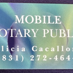 Alicia Cacallori Mobile Public Notary