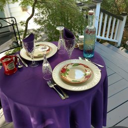 Breakfast set up
