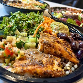Bowl Appetit - Salmon bowl - Falafel Near Me - Dearborn, Michigan Bowl Appetit - Salmon bowl - Falafel Near Me - Dearborn, Michigan