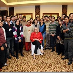 Dental Laser Care Associates - Dr. Trioliouris with her students in Lucknow India