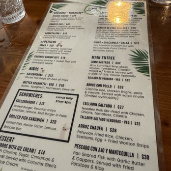 Lima Cocina + Cantina - Menu - Peruvian Near Me - Paia, Hawaii Lima Cocina + Cantina - Menu - Peruvian Near Me - Paia, Hawaii