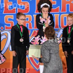 Kennelly School Of Irish Dance - Patricia Kennelly congratulating her under 10 4 Hand team. 1st place in the Western Region!