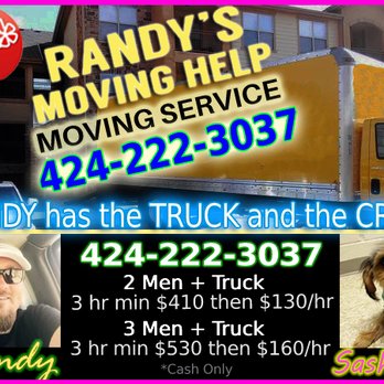 Randy's Moving Help - Movers Near Me - Torrance, California Randy's Moving Help - Movers Near Me - Torrance, California