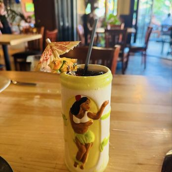 Tikis Grill & Bar - Hula Girl Mai Tai - Seafood Near Me - Honolulu, Hawaii