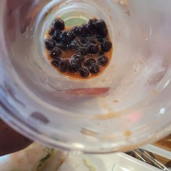 Pho Cali - Yucky mushy tapioca pearls that were in my Thai tea. I poured the Thai tea into a separate cup & threw the pearls away. - Vietnamese Near Me - Macon, Georgia Pho Cali - Yucky mushy tapioca pearls that were in my Thai tea. I poured the Thai tea into a separate cup & threw the pearls away. - Vietnamese Near Me - Macon, Georgia