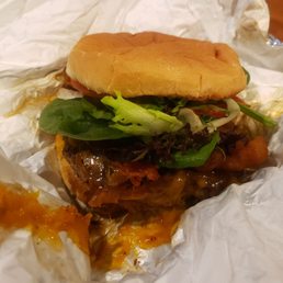 My expensive tiny burger My expensive tiny burger