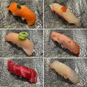 Sushi Wabi Sabi - 6 pcs Sushi - Sushi Bars Near Me - Costa Mesa, California Sushi Wabi Sabi - 6 pcs Sushi - Sushi Bars Near Me - Costa Mesa, California