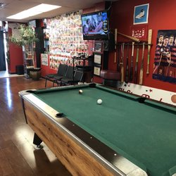 All Star Barber Shop - Has a pool table. Neat.