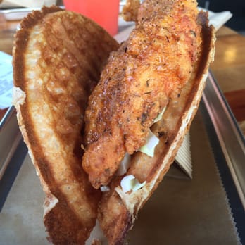 Bruxie - Chicken and waffle sandwich - Sandwiches Near Me - Orange, California