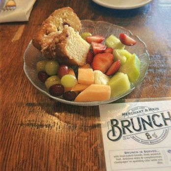 Merchant & Main Grill & Bar - Fruit and bread platter - Bars Near Me - Vacaville, California Merchant & Main Grill & Bar - Fruit and bread platter - Bars Near Me - Vacaville, California