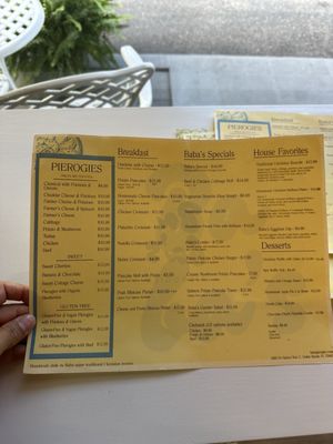 Menu photo 1 Baba Pierogies Delray Beach, FL Menu photo 1 Baba Pierogies Delray Beach, FL