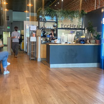 Egghead Sando Cafe - She made us wait 15-20 min for coffee and Orange juice because she wanted to talk on her phone. Very rude. The you guy tried his best. - Breakfast & Brunch Near Me - San Jose, California