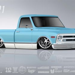 Carolina Kustoms - Rendering of one of Our builds going on right now