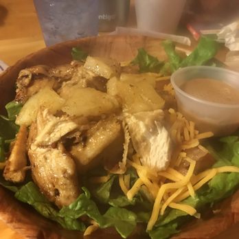 Burger Barn - Hawaiian Chicken Salad.   Moist chicken with tasty Hawaiian dressing.  Thumbs up for diner food. - Burgers Near Me - Pollock Pines, California