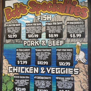 Cabo Bob's Burritos - Special items - Mexican Near Me - Houston, Texas