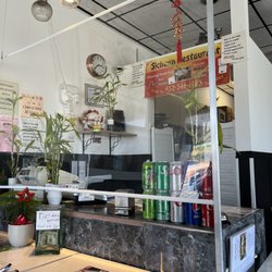 Sichuan Restaurant - Checkout counter