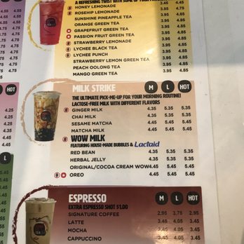 Kung Fu Tea - Menu - Coffee & Tea Near Me - San Antonio, Texas