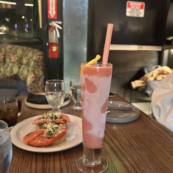 Morella - Strawberry rose alcoholic slushie - Italian Near Me - San Francisco, California Morella - Strawberry rose alcoholic slushie - Italian Near Me - San Francisco, California