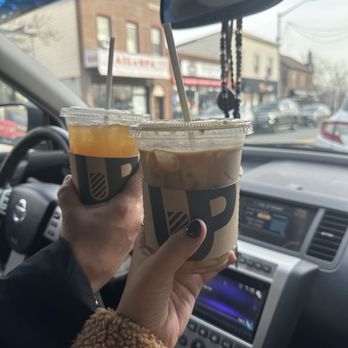 Under Pressure Coffee - Iced Passion Fruit Green Tea & Iced Caramel Latte - Coffee & Tea Near Me - Whitestone, New York Under Pressure Coffee - Iced Passion Fruit Green Tea & Iced Caramel Latte - Coffee & Tea Near Me - Whitestone, New York