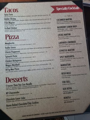 Menu photo 4 E11EVEN Miami, FL Menu photo 4 E11EVEN Miami, FL