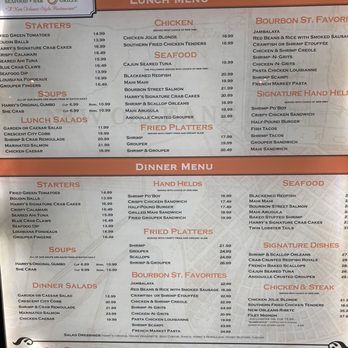 Harry's Seafood Bar & Grille - Menu - Seafood Near Me - St Augustine, Florida