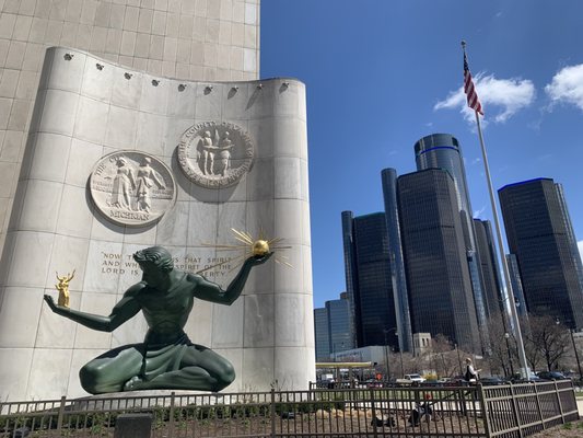 The Spirit of Detroit by null