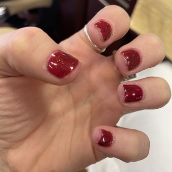 Star Nails - Cut so short and badly polished - Nail Salons Near Me - San Antonio, Texas Star Nails - Cut so short and badly polished - Nail Salons Near Me - San Antonio, Texas