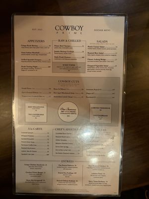 Menu photo 2 Cowboy Prime Midland, TX Menu photo 2 Cowboy Prime Midland, TX
