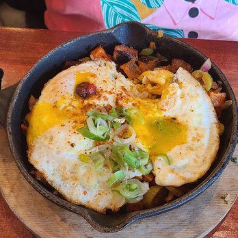 Grove Brunch Cafe - Egg and Hash skillet - Breakfast & Brunch Near Me - El Paso, Texas Grove Brunch Cafe - Egg and Hash skillet - Breakfast & Brunch Near Me - El Paso, Texas