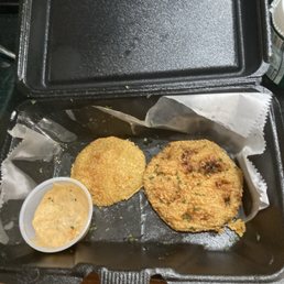 Fried green tomatoes