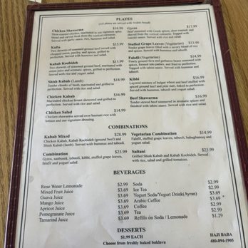 Haji-Baba - Menu - Middle Eastern Near Me - Tempe, Arizona