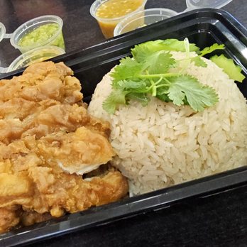 The Chicken Rice - Crispy chicken bowl. - Thai Near Me - Tustin, California The Chicken Rice - Crispy chicken bowl. - Thai Near Me - Tustin, California