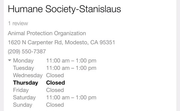 stanislaus humane society