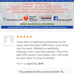 Heart Strong Cpr Training - Reviews from Thumbtack.com/heartstrongcprtraining