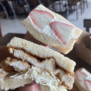 Sando Satori - Strawberry and Chicken Katsu - Sandwiches Near Me - Katy, Texas