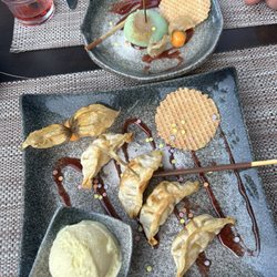 YEN'S Restaurant - Apple Gyoza and matchi