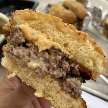 United States Burger Service - "Do You Remember" burger with Hollandaise and Bacon - Burgers Near Me - Miami, Florida United States Burger Service - "Do You Remember" burger with Hollandaise and Bacon - Burgers Near Me - Miami, Florida