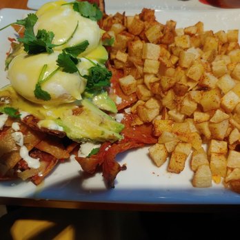 Dime Store - Chilaquiles eggs benedict - Breakfast & Brunch Near Me - Detroit, Michigan Dime Store - Chilaquiles eggs benedict - Breakfast & Brunch Near Me - Detroit, Michigan