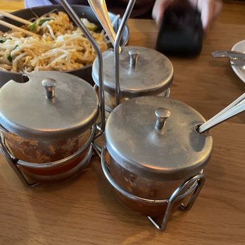 Prai Kitchen - Ask for spices with your meal! Best is the chili sauce - Salad Near Me - West Hartford, Connecticut