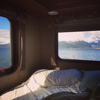 Miller's Landing - Our view from our bed in the camper - Tours Near Me - Seward, Alaska