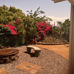 Torres Family Landscape - DG and gravel design with fire pit