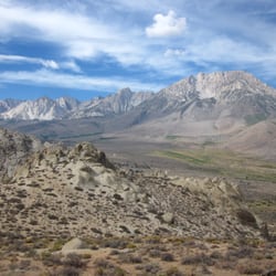 Peabody Boulders - Basin Mountain from Buttermilks
